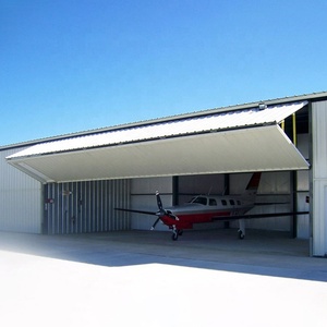 Aluminum <strong>Framed</strong> Industrial <strong>External</strong> Garage Vertical Steel Bifold <strong>Door</strong> Upwards Stacking Over-size <strong>Doors</strong> - Product Image 3