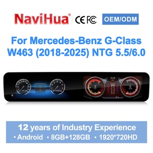 Navihua Dual Screen <b>Car</b> Upgrade Android <b>Car</b> Radio GPS Navigation DSP Digital Cluster <b>for</b> Benz G Class W463 2018-2025 NTG 5.5/6.0 - Product Image 1