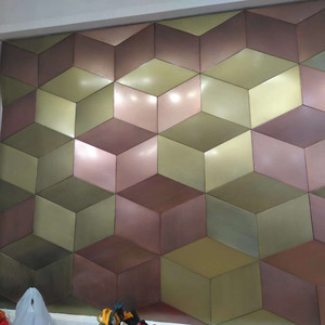 Panneau de mur-rideau en aluminium résistant aux intempéries, taille et couleur personnalisées - Product Image 4