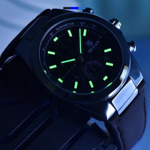 Reloj de Fábrica al por Mayor, Benyar de Lujo, Moda, Aleación, Cuero, Negocios, Deportivo, Cronógrafo, Resistente al Agua, Cristal de Cuarzo, Puntero, Personalizado - Product Image 4