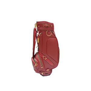 Bolsa <span class=keywords><strong>de</strong></span> viaje <span class=keywords><strong>de</strong></span> cuero roja personalizada, bolso <span class=keywords><strong>de</strong></span> <span class=keywords><strong>Golf</strong></span> <span class=keywords><strong>Boston</strong></span> con cubierta impermeable - Product Image 2