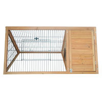 Cage en bois pour animaux domestiques, abri faite à la main pour chats et chiens, en maille, accessoire d'extérieur, meilleure vente,