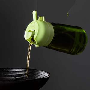 470ml Mist 2 in 1 Olive Oil <b>Dispenser</b> <b>Bottle</b> Premium Glass Oil Spray <b>Bottle</b> Oil Sprayer for Cooking - Product Image 3
