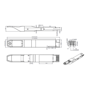 Módulo Transceptor Óptico StrongFirst 400G QSFP56 DD <span class=keywords><strong>FR8</strong></span> 2km Silicon Photonics para IEEE 802.3bs 400GBASE-<span class=keywords><strong>FR8</strong></span> - Product Image 1