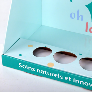 Espositore da Tavolo Portatile Pieghevole Personalizzato per Prodotti di Cura della Pelle per Bambini con Promozione Pubblicitaria - Product Image 6