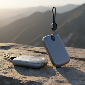 Câble intégré Portable 10000mah Power Bank PD22.5w, support de téléphone chargeur sans fil Power Bank - Product Image 1