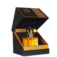Vente en gros de flacons de parfum carrés transparents en verre 30ml 50ml 100ml Flacon de parfum vide de luxe avec bouchon couronne