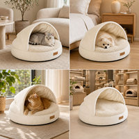Lit pour chien et chat orthopédique Pet Duke avec mousse à mémoire de forme, auto-ajustable, antidérapant, pliable, housse amovible, respectueux de l'environnement