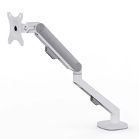 Support d'écran d'ordinateur unique avec réglage en hauteur et support de bras de bureau Angle d'inclinaison de 90 degrés Nouveau produit
