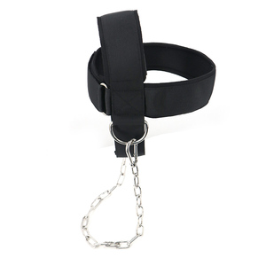 Accesorios de gimnasio, arnés de cuello de Fitness de alta resistencia para entrenamiento de gimnasio, arnés de cabeza de levantamiento de pesas, entrenamiento de cuello - Product Image 3