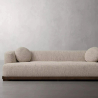 Juego de Muebles Moderno de Lujo para Sala de Estar con Sofás Cama Modulares y Seccionales de Tela Blanca Creativa para Hogares, Hoteles, Villas y Gimnasios