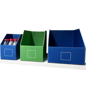 Thiết kế mới nhiều lớp sóng nhựa hộp tập tin Polypropylene doanh thu lưu trữ có thể gập lại tài liệu <span class=keywords><strong>bin</strong></span> hàng hóa thiết bị lưu trữ - Product Image 1