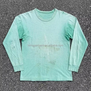 Chemises longues vintage en coton pour homme, imprimées DTG avec logo, idéales pour la personnalisation en gros - Product Image 1