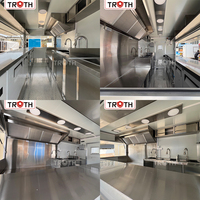 Remorque alimentaire compacte Truth, cuisine entièrement équipée, chariot mobile personnalisé pour la vente de glaces, café, snacks et la restauration en extérieur