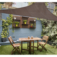 Voile d'ombrage rectangulaire anti-UV pour extérieur, auvent pour jardin
