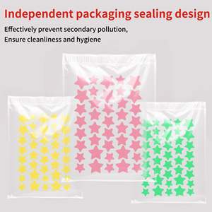 Crème hydrogel colorée personnalisée de style étoile pour le traitement de l'acné, pansements transparents pour plaies, 200 patchs par - Product Image 4