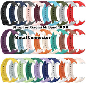สายนาฬิกาอัจฉริยะสำหรับ <span class=keywords><strong>Mi</strong></span> <span class=keywords><strong>band</strong></span> 7 Miband7สายรัดข้อมือยางซิลิกอนสำหรับ Xiaomi Smart <span class=keywords><strong>band</strong></span> 10 9 8 - Product Image 3