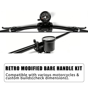 Kit de fixation de guidon rétro en aluminium pour moto Jialing Cub Samsung - Product Image 4