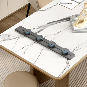 Factory customized size office desk, countertop, power <b>socket</b>, wall rail <b>socket</b>, dark gray French/EU <b>socket</b> - Product Image 2