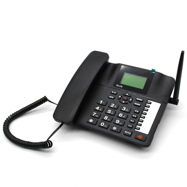 4G LTE GSM Desk Fixed wireless telephone  wifi phone with dual sim card and headset port