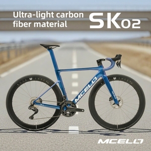 Bicicleta de Carretera Aerodinámica de Carbono Completo SK02, SHIMA-NO <span class=keywords><strong>ULTEGRA</strong></span> R8170 Di2 2*12, Bicicleta de Carreras Electrónica con Frenos de Disco, Ruedas de Carbono, Neumáticos Continental - Product Image 1