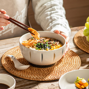 Bộ đồ ăn bằng gốm Sứ Nhật Bản nhẹ nhàng và sang trọng, phong cách thiết kế đơn giản và nhẹ nhàng, thường được sử dụng trong việc tặng quà - Product Image 3