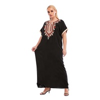 Tanzânia Islâmico Abaya venda Quente senhoras bazin africano vestido plus size maxi túnica dashiki bordados Africano projeto As Mulheres se vestem