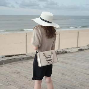 Bolsos de Lona para Mujer al por Mayor, Bolsos de Mano de Moda, Bolsos Grandes de Hombro para Viajar, Económicos - Product Image 3