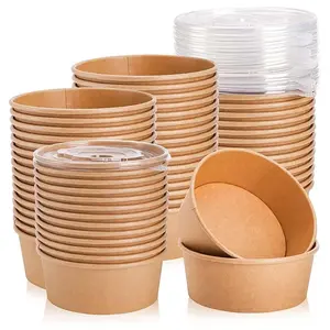 Fiambrera desechable con logotipo impreso personalizado, papel Kraft, embalaje de hamburguesas, grado alimenticio, opción al por mayor - Product Image 6