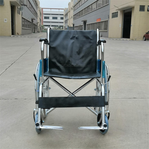 廉价轻便耐用可折叠手动轮椅价格，带老年人马桶 - Product Image 5