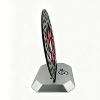 Usinage de précision CNC, corps en acier inoxydable et support en aluminium, rotor de frein flottant pour moto