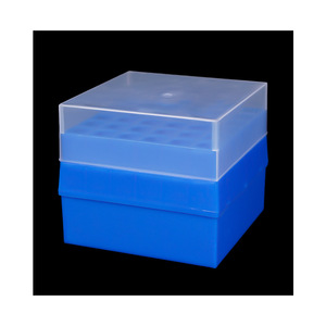Plastic Freezer Tube Organizer 100 Compartments Lightweight Durable Reusable For Lab Sample <b>Storage</b> - Product Image 1