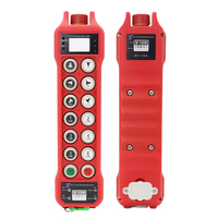 Module de télécommande radio pour grue, étanche IP67, à deux vitesses, déverrouillage RFID, 12 boutons, tension 36V-550V