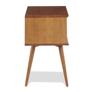 Table de chevet <span class=keywords><strong>en</strong></span> bois massif décorative pour la maison Sanhui avec 2 tiroirs pieds <span class=keywords><strong>en</strong></span> bouleau pour chambre salon - Product Image 3