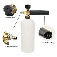 Prix usine 3000 Psi Pistolet nettoyeur haute pression Lance à mousse de neige à dégagement rapide Canon à mousse réglable