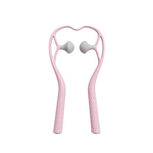 Bola masajeadora de hombro y cuello, herramienta manual de dos puntos para masaje muscular en forma de U - Product Image 2