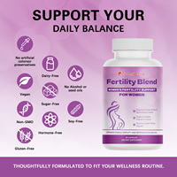 Complément Alimentaire en Capsules pour la Fertilité Féminine, Soutien à l'Équilibre Hormonal et du Cycle Menstruel