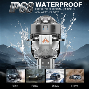 Ake cq303 lossless cài đặt bi LED chiếu 9-16V 6000K Chùm thấp 50W chùm cao + chùm tia laser 95W biled chiếu 3.0 bi-led - Product Image 5