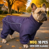 Veste d'extérieur pour chien 2026, imperméable en nylon, avec doublure matelassée, protection intégrale, prix usine