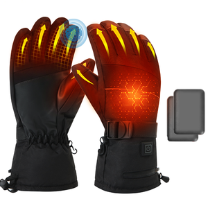 Guantes calefactables eléctricos Invierno al aire libre Guantes de esquí táctiles cálidos para motocicleta Trabajo Caza Senderismo Camping - Product Image 1