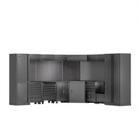 Armoire à outils modulaire robuste pour garage, en acier laminé à froid, revêtement en poudre écologique, capacité de charge de 500 kg - Personnalisable OBM/OEM