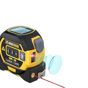 Mètre laser numérique multifonctionnel 3 <span class=keywords><strong>en</strong></span> 1, 40 m, 60 m, outil de <span class=keywords><strong>mesure</strong></span> rechargeable, ruban à mesurer laser 5 m avec écran LCD - Product Image 3