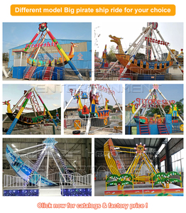 Открытый коммерческий выставочный парк для взрослых и детей игровой аттракцион гигантский пиратский корабль для продажи - Product Image 4