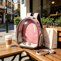 Sac à dos de transport pour chat et chien Petora Fashion, portable, renforcé, avec poche latérale en maille zippée, pour la plage, les loisirs, les voyages en voiture