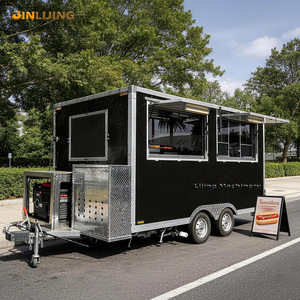 <span class=keywords><strong>Camion</strong></span> de restauration JINLIJING personnalisé, chariot de traiteur, <span class=keywords><strong>camion</strong></span> à pizzas entièrement équipé, cuisine mobile, remorque alimentaire pour hamburgers et hot-dogs à vendre - Product Image 1