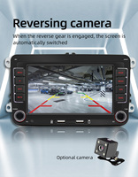 Lecteur vidéo de voiture Android de 9 pouces pour Vw Golf Polo Beetle Amarok Touran Polo Passat Jetta Amarok Support Gps Caméra de recul