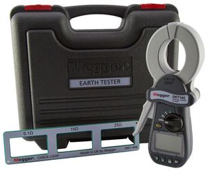 Megger Meg ger DET14C Digital <b>Clamp</b>-On Ground Resistance Tester with Onboard Memory Measuring & Analysing Instruments - Product Image 2