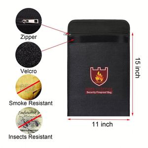 Batterie externe de grande capacité certifiée UL94 V0, 30000 mAh, pochette de rangement sécurisée, sac de batterie Lipo anti-explosion, ignifuge - Product Image 5
