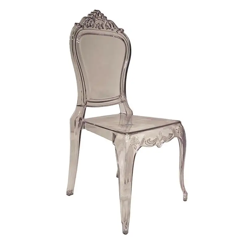 Lieferanten Großhandel stapelbarer Stuhl transparenter Stuhl und Veranstaltung Acryl-Kristall-Stapelung klarer Stuhl