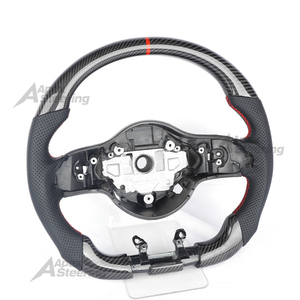 Volant en fibre de carbone pour Mercedes-Benz Classe A, B, C, S, E, AMG C63, E63, G63, GLS63S, GLA45, <span class=keywords><strong>A45</strong></span>, S65, S63 <span class=keywords><strong>GT</strong></span>, CLS63, GLS63 – Stock USA - Product Image 3